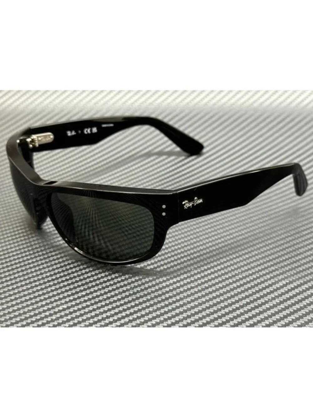 New Ray-Ban Men Black Sunglasses 60-19-135